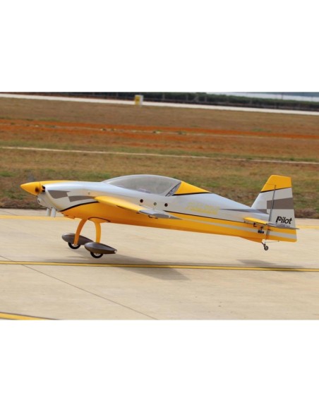 EXTRA NG 90" (envergadura: 2,29 m) - Amarillo, blanco y plateado
