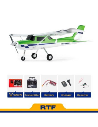 AVION RANGER 1220mm EP RTF VERDE REFLEX V3 FMS