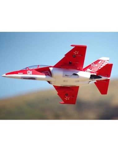AVION EDF YAK-130 JET V2 70mm PNP ROJO FMS