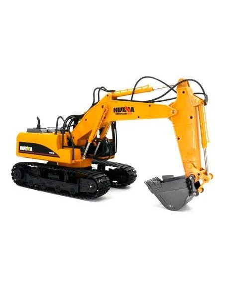 EXCAVADORA HUINA 1535 1/14 PALA METALICA 2,4GHZ