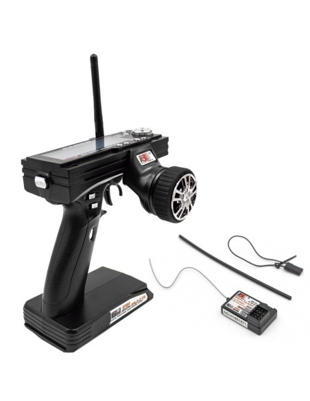 EMISORA GT3B 3CH CON RECEPTOR GR3E (3CH AFHDS) LCD FLYSKY