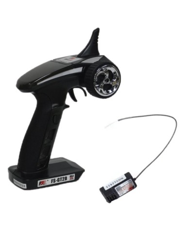 EMISORA GT2B 3CH CON RECEPTOR GR3E (3CH AFHDS) + PACK BAT FLYSKY