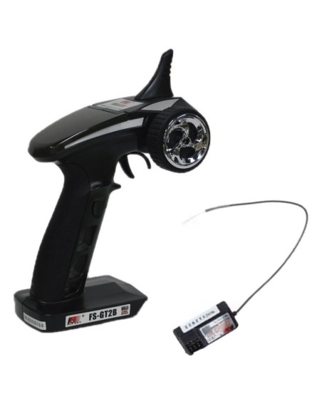 EMISORA GT2B 3CH CON RECEPTOR GR3E (3CH AFHDS) + PACK BAT FLYSKY