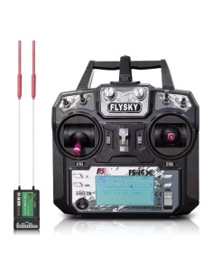 EMISORA i6X 10CH CON RECEPTOR iA10B S-BUS (10CH AFHDS 2A) FLYSKY