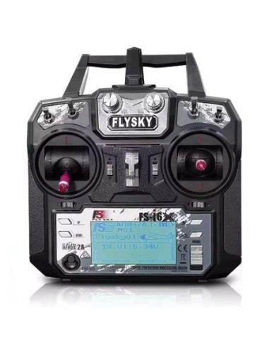 EMISORA i6X 10CH CON RECEPTOR iA10B S-BUS (10CH AFHDS 2A) FLYSKY