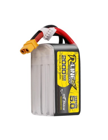 Tattu R-Line Version 5.0 2000mAh 14.8V 150C 4S1P Lipo Battery Pack with XT60 Plug