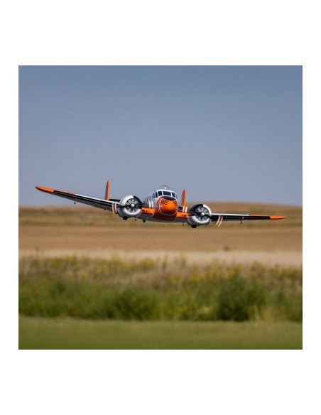 Beechcraft D18-RC-45J 1.5m BNF Basic with AS3X+ and SAFE Selec