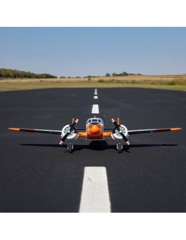 Beechcraft D18-RC-45J 1.5m BNF Basic with AS3X+ and SAFE Selec