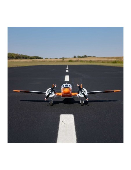 Beechcraft D18-RC-45J 1.5m BNF Basic with AS3X+ and SAFE Selec