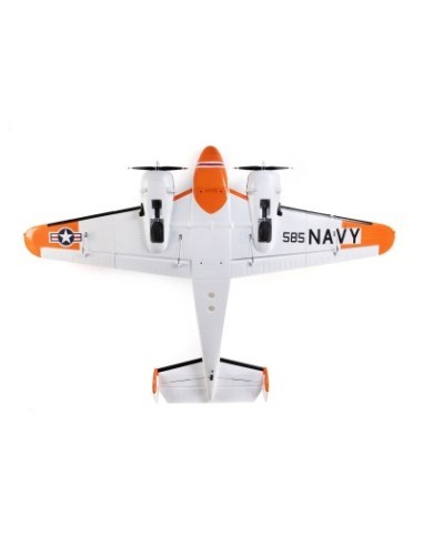 Beechcraft D18-RC-45J 1.5m BNF Basic with AS3X+ and SAFE Selec
