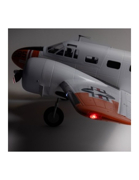 Beechcraft D18-RC-45J 1.5m BNF Basic with AS3X+ and SAFE Selec