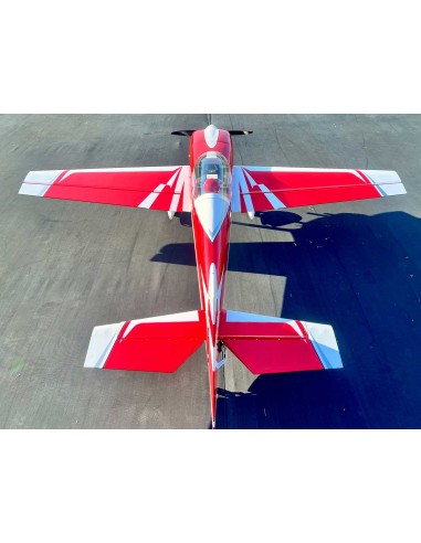 EXTREMEFLIGHT-RC B-stock EXTRA NG 104” V3 Rojo/Blanco ARF con soportes de ala de liberación rápida