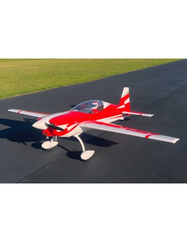 EXTREMEFLIGHT-RC B-stock EXTRA NG 104” V3 Rojo/Blanco ARF con soportes de ala de liberación rápida