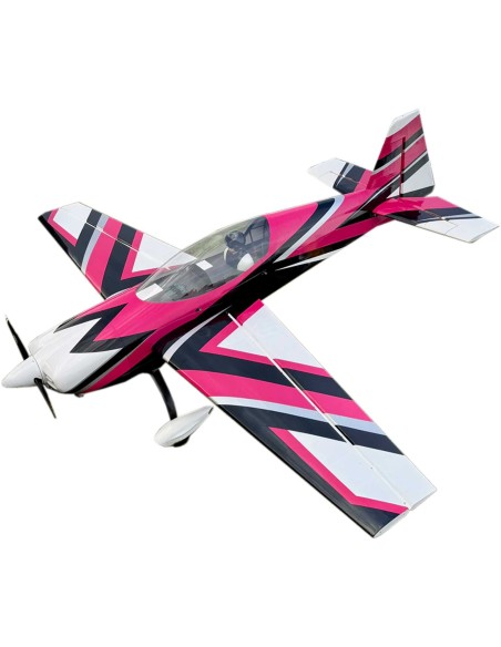 EXTREMEFLIGHT-RC EXTRA NG 104" V3 rosa/blanco ARF con ala de bloqueo rápido CNC