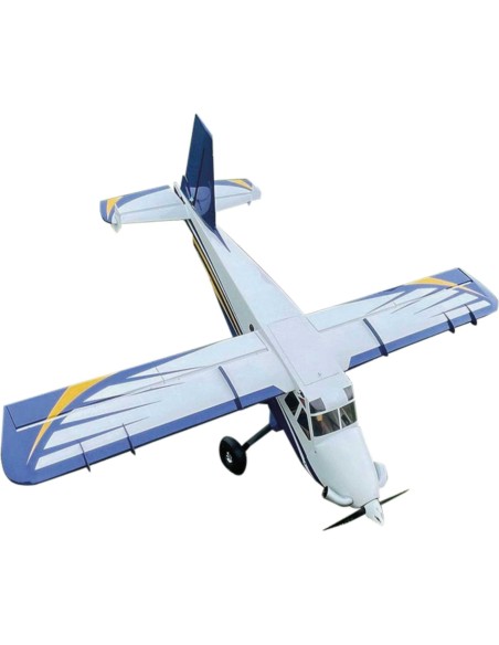 EXTREMEFLIGHT-RC TURBO BUSH MASTER 84" V2 Plus blanco/azul (Receptor listo, PNP)