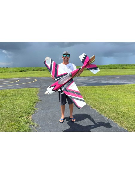 Extremeflight-RC EXTRA NG 49" Rosa/Blanco ARF