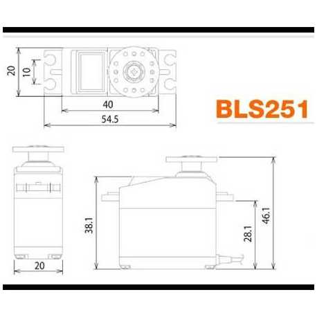 Servo BLS251 Brushless Digital