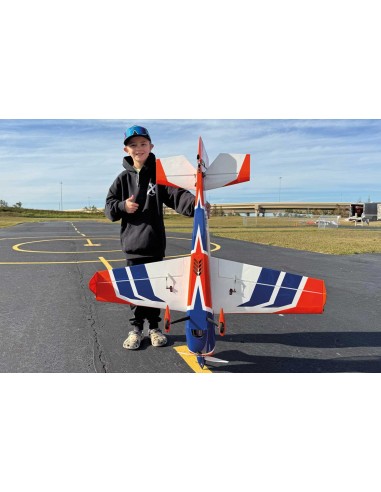 EXTREMEFLIGHT-RC EXTRA 260 49" Naranja/Blanco RXR (Receptiente Listo)