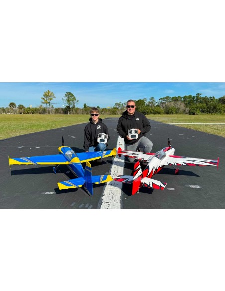 EXTREMEFLIGHT-RC EDGE 540 67" listo Receptor RXR azul/amarillo