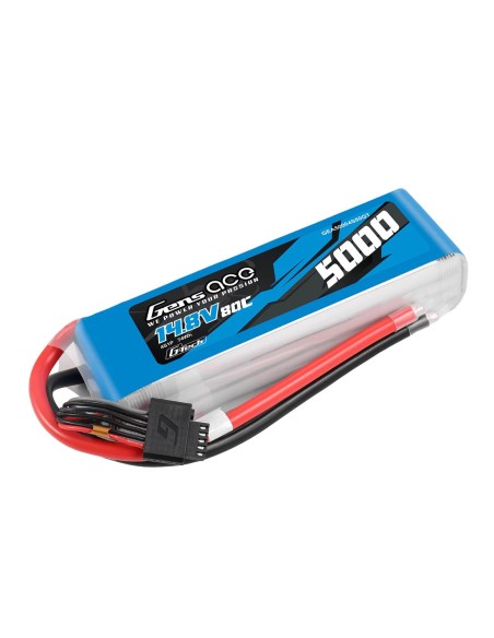 Gens Ace G-Tech 5000mAh 14.8V 80C 4S1P Lipo Battery(F5B)