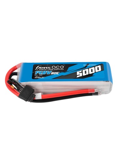 Gens Ace G-Tech 5000mAh 14.8V 80C 4S1P Lipo Battery(F5B)