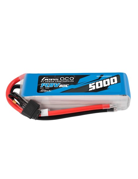 Gens Ace G-Tech 5000mAh 14.8V 80C 4S1P Lipo Battery(F5B)