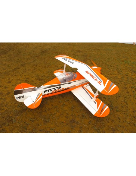 Pitts Special S2B 87", Kit ARF Naranja/Blanco/Gris (Esquema 01)