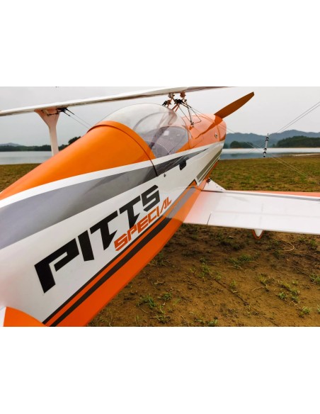 Pitts Special S2B 87", Kit ARF Naranja/Blanco/Gris (Esquema 01)