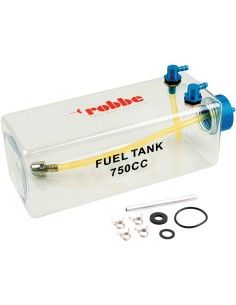 Depósito de gasolina Robbe Modellsport de 750 ml con tapón de aluminio