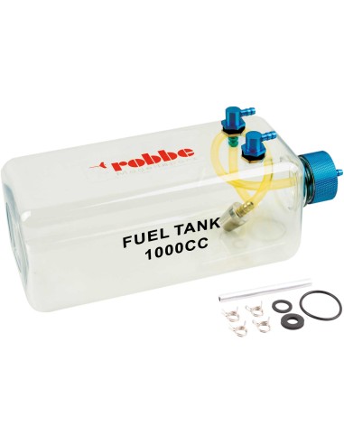 Depósito de gasolina Robbe Modellsport de 1000 ml con tapón de aluminio