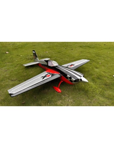 Extra 330SX 75" (1900mm), Rojo/Plata/Negro ARF Kit (Esquema 01)