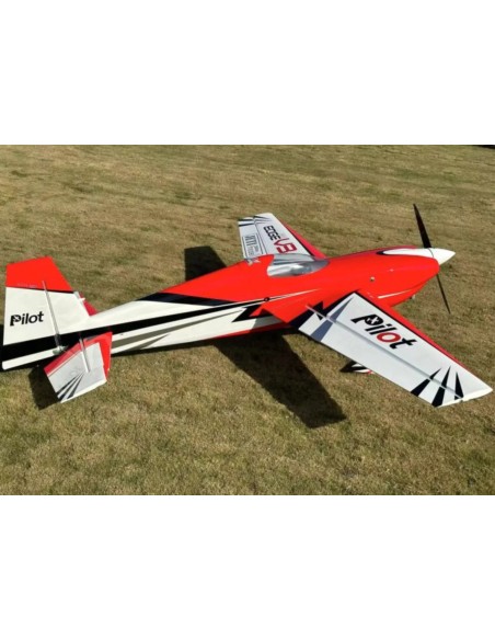 Piloto RC - Edge 540 75", rojo/blanco/negro ARF Kit (Esquema 01)