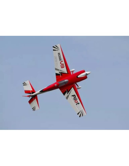Piloto RC - Edge 540 75", rojo/blanco/negro ARF Kit (Esquema 01)