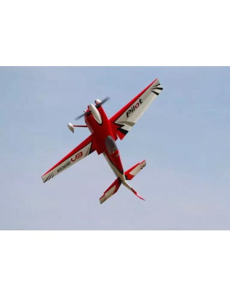Piloto RC - Edge 540 75", rojo/blanco/negro ARF Kit (Esquema 01)