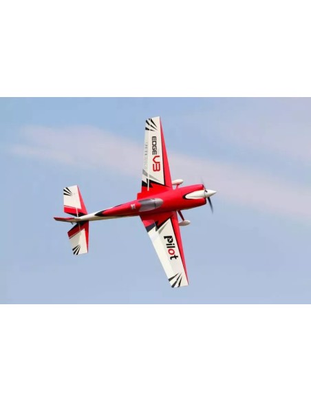 Piloto RC - Edge 540 75", rojo/blanco/negro ARF Kit (Esquema 01)