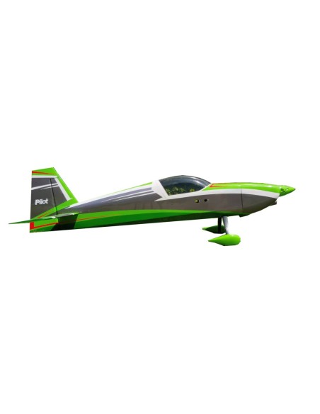 Pilot RC - Slick 67", Kit ARF verde/gris/rojo (Esquema 04)