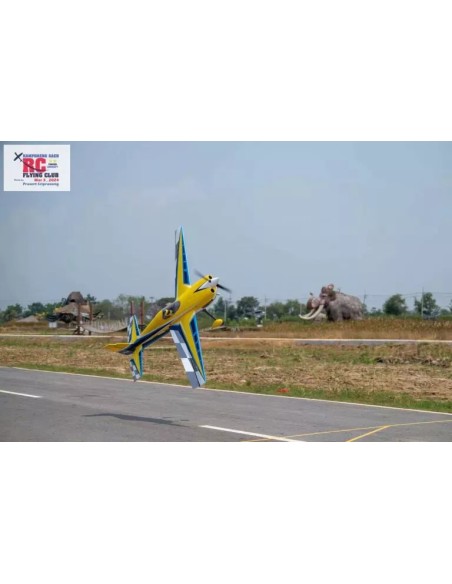 Pilot RC - Edge 540 75", Yellow/Blue/Grey ARF Kit (Scheme 02