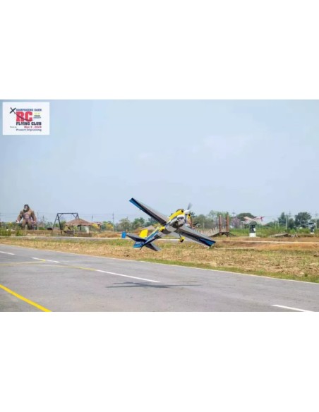Pilot RC - Edge 540 75", Yellow/Blue/Grey ARF Kit (Scheme 02