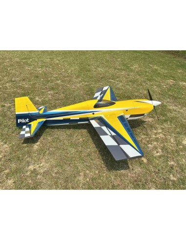 Pilot RC - Edge 540 75", Yellow/Blue/Grey ARF Kit (Scheme 02