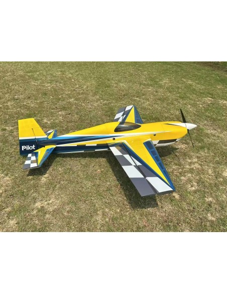 Pilot RC - Edge 540 75", Yellow/Blue/Grey ARF Kit (Scheme 02