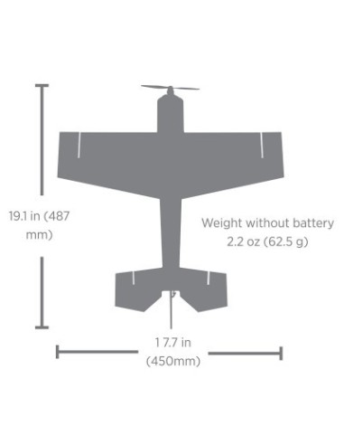 UMX Eratix 3D FF (Flat Foamy) 450mm BNF