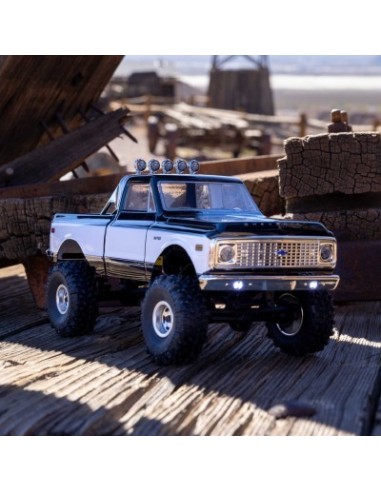 1-24 SCX24 1971 Chevrolet C10 4WD Truck RTR Black