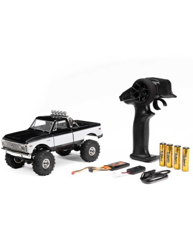 1-24 SCX24 1971 Chevrolet C10 4WD Truck RTR Black