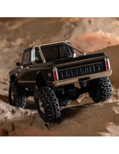 1/30 SCX30 Chevrolet K10 4X4 RTR Brushed Rock Crawler (Battery & Charger Included) Black