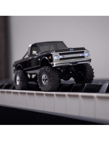 1/30 SCX30 Chevrolet K10 4X4 RTR Brushed Rock Crawler (Battery & Charger Included) Black