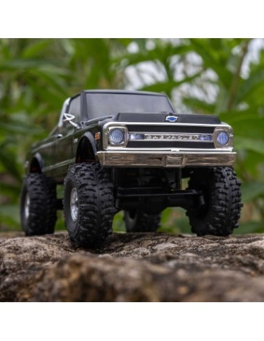 1/30 SCX30 Chevrolet K10 4X4 RTR Brushed Rock Crawler (Battery & Charger Included) Black