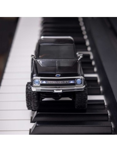 1/30 SCX30 Chevrolet K10 4X4 RTR Brushed Rock Crawler (Battery & Charger Included) Black