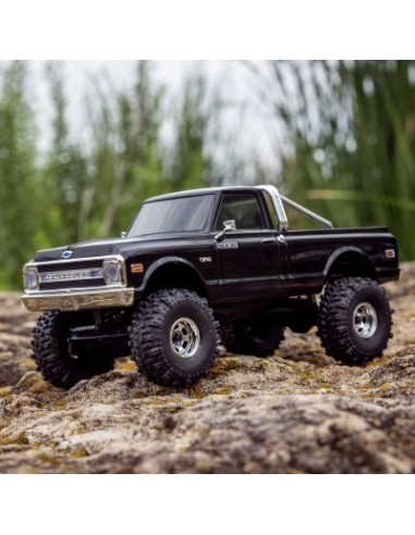 1/30 SCX30 Chevrolet K10 4X4 RTR Brushed Rock Crawler (Battery & Charger Included) Black