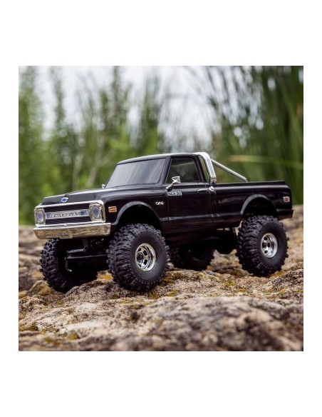 1/30 SCX30 Chevrolet K10 4X4 RTR Brushed Rock Crawler (Battery & Charger Included) Black
