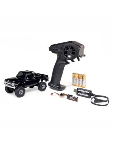 1/30 SCX30 Chevrolet K10 4X4 RTR Brushed Rock Crawler (Battery & Charger Included) Black